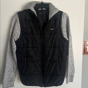 Joe's Jeans Black and Gray Kids Puffer Jacket